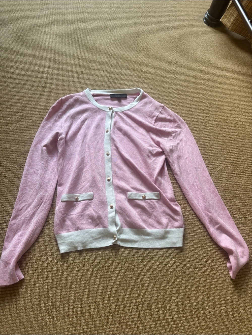 Zara pink cardigan